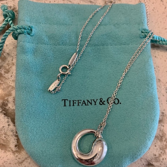 Tiffany & Co Elsa Peretti Eternal Circle Necklace - Picture 4 of 4